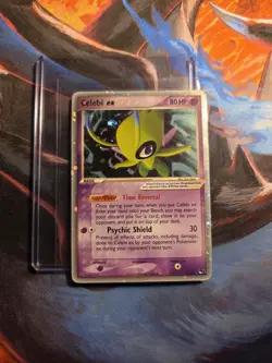 Celebi ex - 17/17 - 2005 POP Series 2 Ultra Rare Pokemon Card - MP WOW LOOK - Image 1