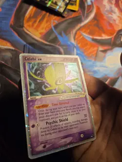 Celebi ex - 17/17 - 2005 POP Series 2 Ultra Rare Pokemon Card - MP WOW LOOK - Image 3