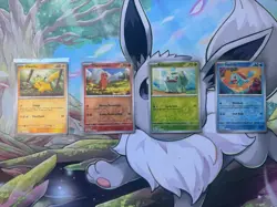 Costco 151 Mini Tin Promo Cards - All 4 Cosmo Holo Promos - Image 1