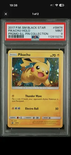 Pokemon PSA Card Lot X2 Pikachu - Image 2