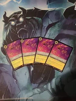 Lorcana Fabled Regular Card Strength of a Raging Fire 201/204 (4) - Image 1