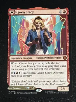 MTG Universes Beyond: Spider-man Gwen Stacy 0078 NM Mythic - Image 1