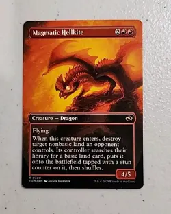 Magmatic Hellkite (Borderless) Tarkir: Dragonstorm Regular MTG - Image 2