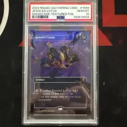 MTG COMMAND MASTERS JEWELED LOTUS #1066 TEXTURED MYTHIC FOIL PSA 10! - Image 1