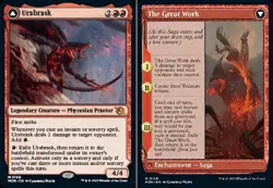 MTG Urabrask // The Great Work - Foil NM-Mint March of the Machine - Image 1