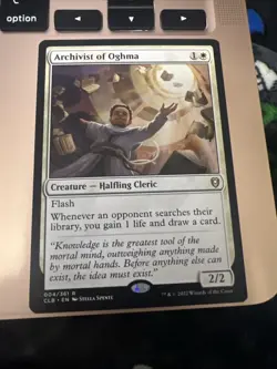 Archivist of Oghma Commander Legends: Battle for Baldur's Gate Regular Mtg - Image 1