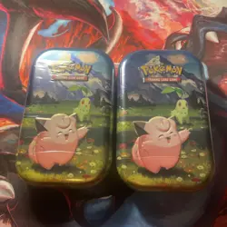Pokemon TCG: Ascended Heroes Mini Tin: Clefairy & Chikorita ⭐ (2x tins) ⭐ - Image 1