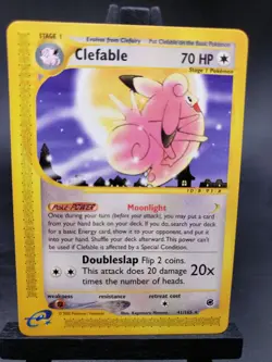 Clefable 41/165 Pokemon TCG Expedition Base Set Non-Holo Holo Rare NM LP - Image 1