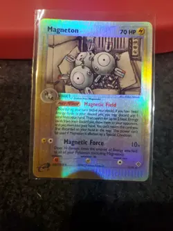Pokemon TCG Magneton 17/97 Reverse Holo EX Dragon - LP/MP - Image 1