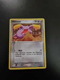 Pokemon TCG Whismur 82/101 Hidden Legends Holo LP - Image 1