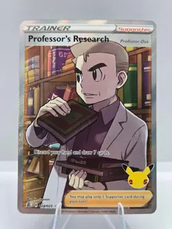 Professor's Research (Professor Oak) 024/025 Rare Ultra Celebrations Pokemon NM - Image 1
