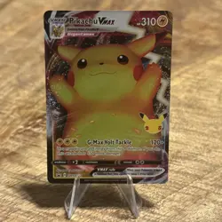 Pokemon Pikachu VMAX SWSH062 Celebrations Black Star Promo Card - Image 1
