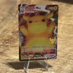 Pokemon Pikachu VMAX SWSH062 Celebrations Black Star Promo Card - Image 2