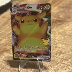Pokemon Pikachu VMAX SWSH062 Celebrations Black Star Promo Card - Image 3