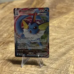 Pokemon TCG Vaporeon VMAX Holo Ultra Rare Card Evolving Skies 30/203 NM - Image 3