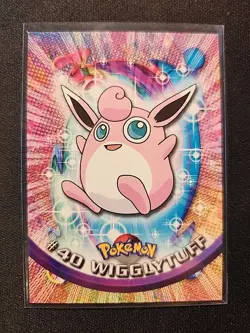 Wigglytuff #40 Topps TV Animation Edition Black Label Pokemon 1999 - Image 1