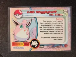 Wigglytuff #40 Topps TV Animation Edition Black Label Pokemon 1999 - Image 2