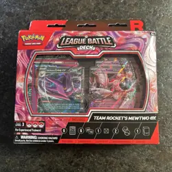 Pokemon TCG Team Rocket's Mewtwo ex League Battle Deck Sealed New - Image 1