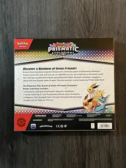 Pokemon TCG SV8.5 Prismatic Evolutions Poster Collection Box Factory Sealed - Image 2