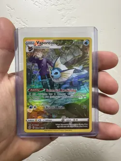 Pokemon TCG Vaporeon TG02/TG30 Swsh09: Brilliant Stars Trainer Gallery Holo - Image 1