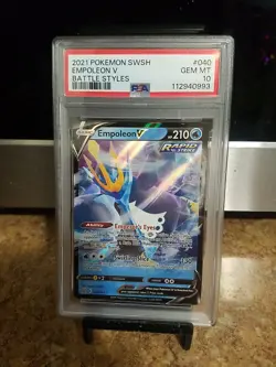 2021 Pokemon Swsh Empoleon V Battle Styles Psa10 - Image 1