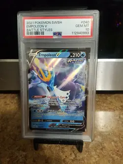 2021 Pokemon Swsh Empoleon V Battle Styles Psa10 - Image 2
