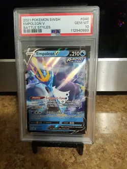 2021 Pokemon Swsh Empoleon V Battle Styles Psa10 - Image 3