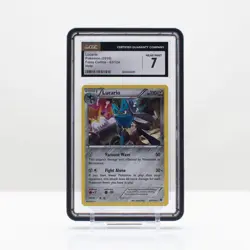 Pokemon Lucario Holo #63/124 Fates Collide 2016- CGC 7 - Image 1