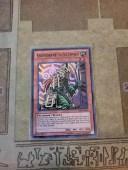 YUGIOH KAGEMUSHA OF THE SIX SAMURAI AP01-EN006 SUPER UNLIMITED ED NM - Image 1