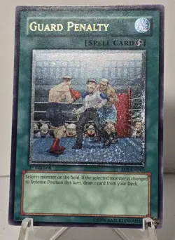 Guard Penalty EOJ-EN045 Ultimate Rare 1st Edition Yugioh TCG NM/M - Image 1
