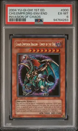 2004 YU-GI-OH! IOC-INVASION OF CHAOS #000 CHS.EMPR.DRG-ENV/END INVASION OF CHAOS - Image 1