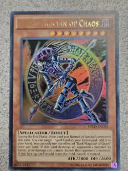 YuGiOh Dark Magician of Chaos YGLD‑ENC02 Ultra Rare NM/VLP – Legendary Decks - Image 1