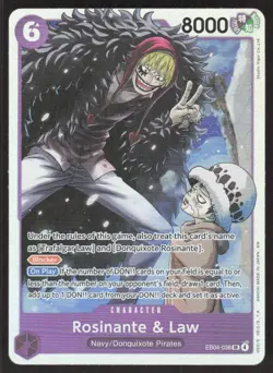 One Piece EB04-038 Rosinante & Law SR OP14 - Image 1