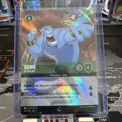 Disney Lorcana Genie On the Job The First Chapter 209/204 Enchanted - Image 1