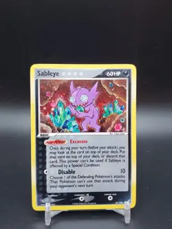 Sableye 10/100 EX Crystal Guardians Holo MP/LP Pokemon Card - Image 1
