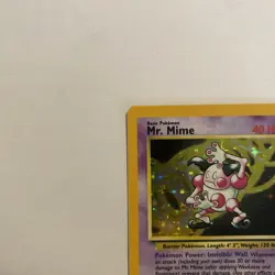 Mr. Mime Jungle 6/64 Holo Unlimited Holo Rare Pokemon Card Vintage NM/LP - Image 2