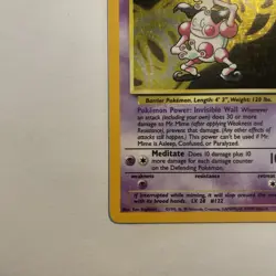 Mr. Mime Jungle 6/64 Holo Unlimited Holo Rare Pokemon Card Vintage NM/LP - Image 5