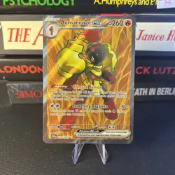 Pokemon TCG Paradox Rift Set: Armarouge ex 218/182 Ultra Rare Card - Near Mint - Image 1