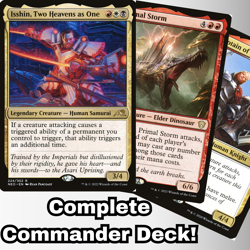 Isshin, Two Heavens as One Commander Deck EDH 100 Magic Cards Custom Deck MTG - Image 1