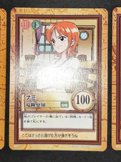 Mint Nami One Piece Carddass Card Hyper battle C09 C10 C11 1999 Bandai eb253 - Image 4