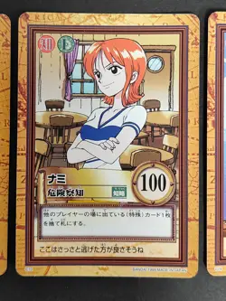 Mint Nami One Piece Carddass Card Hyper battle C09 C10 C11 1999 Bandai eb253 - Image 5