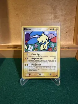 Minun #4/17 Holo Pokemon Card Pop Series 3 2006 - Image 1