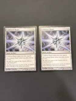 2x Coldsteel Heart Coldsnap MTG Magic UP NM - Image 1