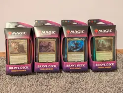 Magic The Gathering: Throne Of Eldraine Brawl Set Of 4 Decks 630509829798 - Image 1
