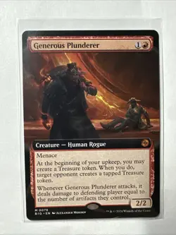 Generous Plunderer (Extended Art) Outlaws of Thunder Junction: the Big Score - Image 1