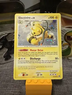 Pokemon TCG Electivire - (DP Secret Wonders) 025/132 Deck Exclusives Holo - Image 1