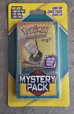 Pokemon Mystery Pack Blister 2025 Walgreens Sealed 1:10 Seed Chase VintageU🔥🔥 - Image 1