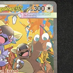 Mega Kangaskhan EX 182/132 Rare Holo Full Art Pokemon Card Evolutions - Image 3