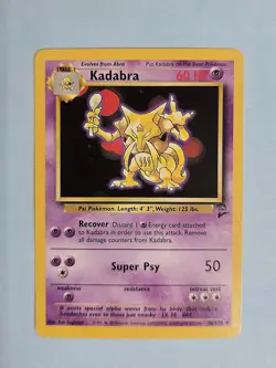 1999 Kadabra 32/102 - Base Set - LP Pokemon TCG - German - WotC - Image 1