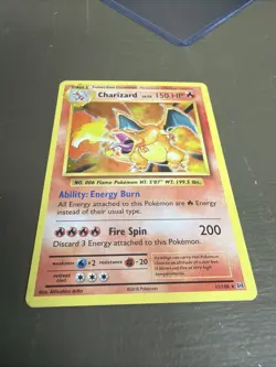 Pokemon Charizard XY Evolutions 11/108 Holo Foil Lightly Played - Image 2